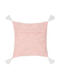 Poszewka na poduszkę z tuftowaną dekoracją Tikki, 100% bawełna, Morelowy, S 40 x D 40 cm