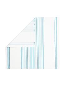 Serwetka z bawełny Katie, 2 szt., Bawełna, Biały, niebieski, S 50 x D 50 cm