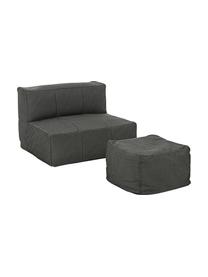 Tuin loungefauteuil Sparrow in donkergrijs, Frame: aluminium, Bekleding: Olefin (100% polypropylee, Antraciet, B 90 x D 87 cm