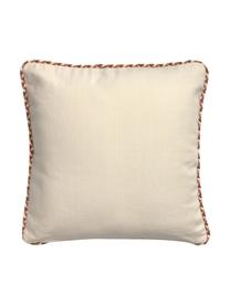 Housse de coussin 45x45 ethno Riad, Couleur crème, tons bruns