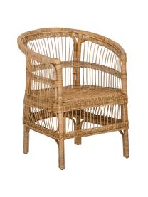 Sedia con braccioli in rattan  Palma, Rattan, Rattan, Larg. 60 x Prof. 70 cm