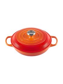 Litinový hrnec Gourmet Signature Collection, Smaltovaný kov, Oranžová, červená, Ø 30 cm, V 12 cm