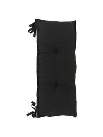 Coussin pour banc noir Panama, Noir