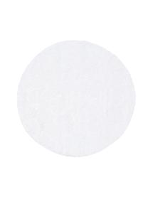 Alfombrilla de baño pequeña Luna, Blanco, Ø 60 cm