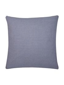 Taie d'oreiller 65x65 coton Scotty, 2 pièces, Coton, Bleu/blanc, 65 x 65 cm