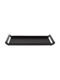 Metalen dienblad Charlie, Gecoat ijzer, Zwart, B 50 x H 30 cm