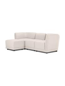 Narożna sofa modułowa Ari, Tapicerka: 100% poliester Dzięki tka, Stelaż: lite drewno, sklejka, Nogi: tworzywo sztuczne, Beżowy, S 228 x G 136 cm