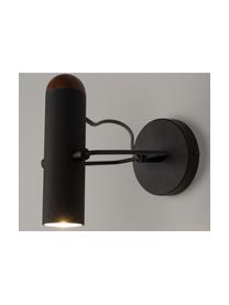 Wandleuchte Marlon, Lampenschirm: Metall, pulverbeschichtet, Schwarz, 6 x 21 cm