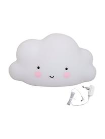 LED lichtobject Cloud, Kunststof, Wit, roze, zwart, 45 x 25 cm