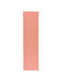 Chemin de table tissu rouge Riva, Rouge corail