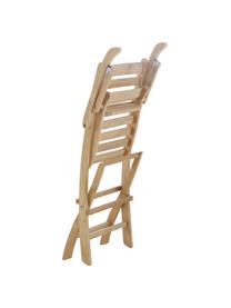 Dřevěná zahradní židle York, Broušené teakové dřevo, Teakové dřevo, Š 51 cm, V 86 cm