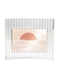 Ramka na zdjęcia ze szkła z ryflowaną powierzchnią Ripley, Szkło, Odcienie złotego, transparentny, S 10 x W 15 cm