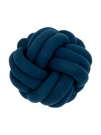 Cuscino blu scuroTwist, Blu scuro, Ø 30 cm