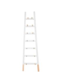 Perchero escalera Agun, Madera de pino lacada, Blanco, An 46 x Al 170 cm