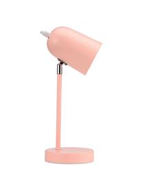 Kleine Schreibtischlampe True Pearl in Rosa, Lampenschirm: Metall, beschichtet, Lampenfuß: Metall, beschichtet, Rosa, 12 x 34 cm