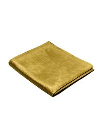 Nappe en velours Simone, Jaune moutarde