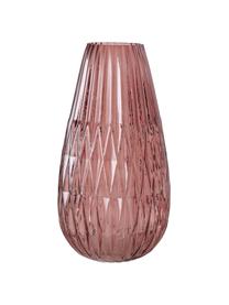 Grosse Glas-Vase Rubina, Glas, gefärbt, Rosa, Ø 20 x H 36 cm