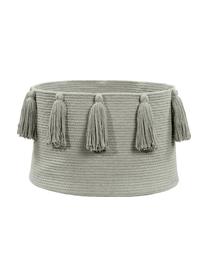 Panier de rangement Tassels, Gris clair