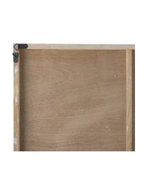 Wandobject Tabine met 3D effect, Frame: MDF, dennenhout, Wit, B 50 x H 70 cm