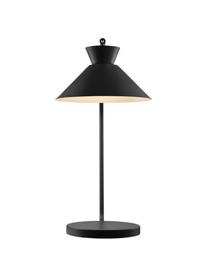 Große Schreibtischlampe Dial, Lampenschirm: Metall, beschichtet, Schwarz, Ø 25 x H 51 cm