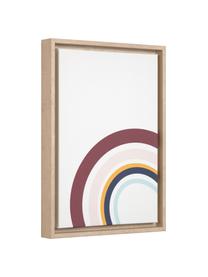 Ingelijste digitale print Keila, Lijst: hout, Afbeelding: canvas, MDF, Bruin, multicolour, B 30 cm x H 42 cm