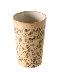 Tazza senza manico fatta a mano in stile retrò 70's 2 pz, Terracotta, Arancione, marrone, Ø 9 x Alt. 14 cm