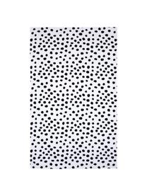 Strandlaken Dalmatiër, 100% katoen, lichte kwaliteit, 350 g/m², Zwart, wit, 90 x 160 cm