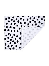 Serviette de plage Dalmatiner, Noir, blanc