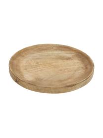 Rundes Deko-Tablett Forest aus Holz, Mangoholz, Mangoholz, Ø 30 x H 4 cm
