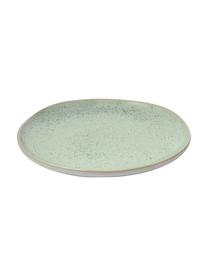 Platos postre artesanales Areia, 2 uds., Gres, Menta, blanco crudo, beige, Ø 22 cm