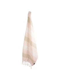 Ręcznik kuchenny z bawełny Hanny, 2 szt., Bawełna, Blady różowy, beżowy, złamana biel, S 50 x D 70 cm