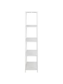 Libreria in metallo bianco Neptun, Metallo verniciato a polvere, Bianco, Larg. 70 x Alt. 150 cm