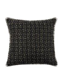 Housse de coussin 40x40 Walter, Noir, couleur dorée