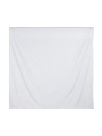 Set lenzuola in raso di cotone Cleo, 4 pz, Bianco, 260 x 295 cm