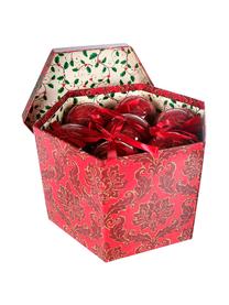 Bolas de Navidad Elegant, 14 uds., Bola de espuma de polietileno forrada de papel plastificado
Caja de cartón, Granate, oro viejo, Ø 8 x Al 15 cm