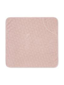 Cape de bain en coton bio pour bébé Wave, Rose