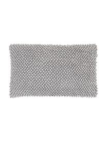 Funda de cojín texturizada Indi, 100% algodón, Gris claro, An 30 x L 50 cm