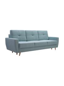 Sofa z funkcją spania i miejscem do przechowywania Bueno (3-osobowa), Tapicerka: 100% poliester, Niebieski, S 231 x G 92 cm