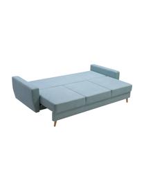 Sofa z funkcją spania i miejscem do przechowywania Bueno (3-osobowa), Tapicerka: 100% poliester, Niebieski, S 231 x G 92 cm