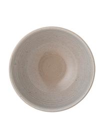Schälchen Taupe mit handgefertigter Sprenkelglasur, 2 Stück, Steingut, Grau, Beige, Ø 13 x H 7 cm