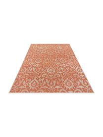 Alfombra de interior/exterior Hatta, estilo vintage, 100% polipropileno, Naranja rojizo, beige, An 200 x L 290 cm (Tamaño L)