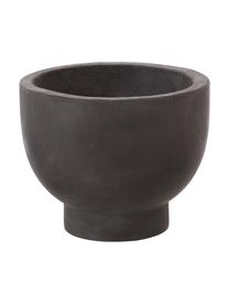 Obal na kvetináč Rom, Cement, maľovaný, Čierna, Ø 23, V 18 cm