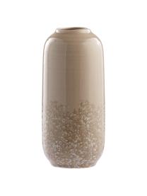 Keramik-Vase Clary, Keramik, Beige, Ø 13 x H 30 cm