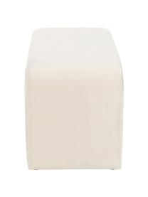 Samt-Polsterbank Penelope, Bezug: Samt (100 % Polyester) De, Gestell: Metall, Sperrholz, Samt Cremeweiss, B 110 x H 46 cm
