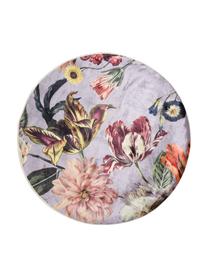 Tapis rond imprimé floral Filou, Lilas, multicolore