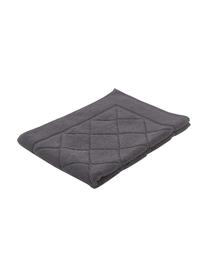 Tappeto bagno Diamond, 100% cotone, Antracite, Larg. 50 x Lung. 70 cm