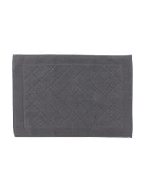 Tappeto bagno Diamond, 100% cotone, Antracite, Larg. 50 x Lung. 70 cm