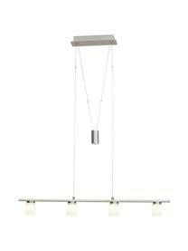 Grande suspension LED Betsy, Couleur argentée, blanc