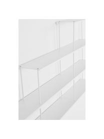 Estante de pared Stairny, Acero con pintura en polvo, Blanco, An 120 x Al 48 cm