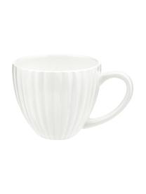 Tazas con platitos de porcelana Radius, 2 uds., Porcelana fina de hueso (porcelana)
Fine Bone China es una pasta de porcelana fosfática que se caracteriza por su brillo radiante y translúcido., Blanco, Ø 9 x Al 7 cm